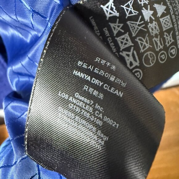 GUESS  Los Angeles, Calif BLD 03//Lot 02 Royal Blue Coat /Jacket Size Small - Picture 8 of 14